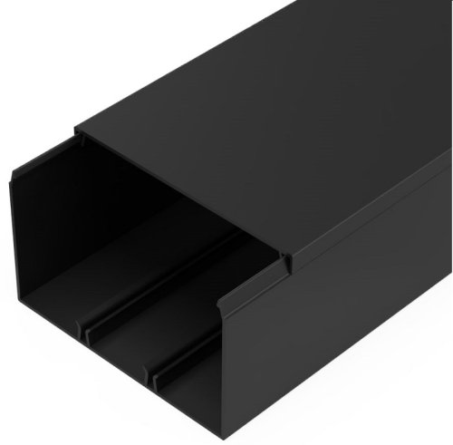 Кабель-канал Промрукав 100x60мм (2000мм) черный (уп. 8м.) картинка